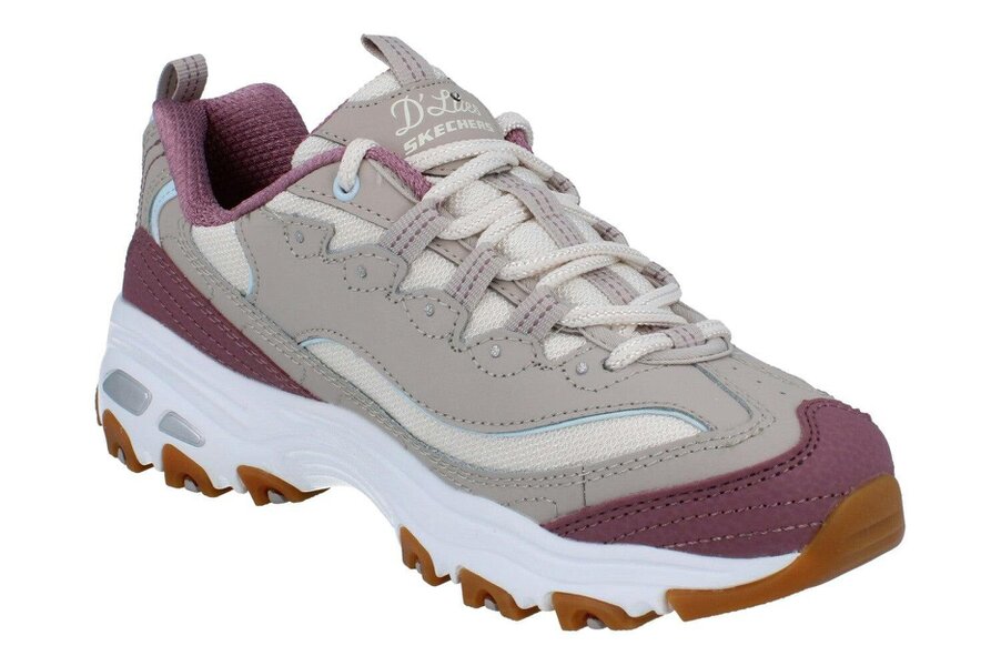 Skechers D'Lites Popular Vote Womens Trainers 150241 Shoes  TPMT