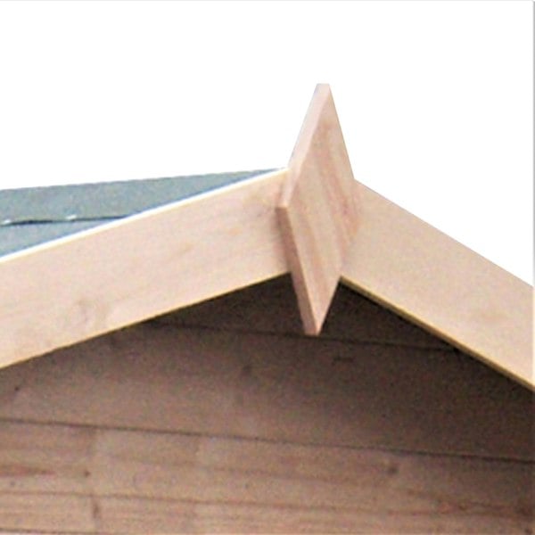 Shire Barn ale 7x7 Log Cabin 19mm interlock Cladding - Best Shed