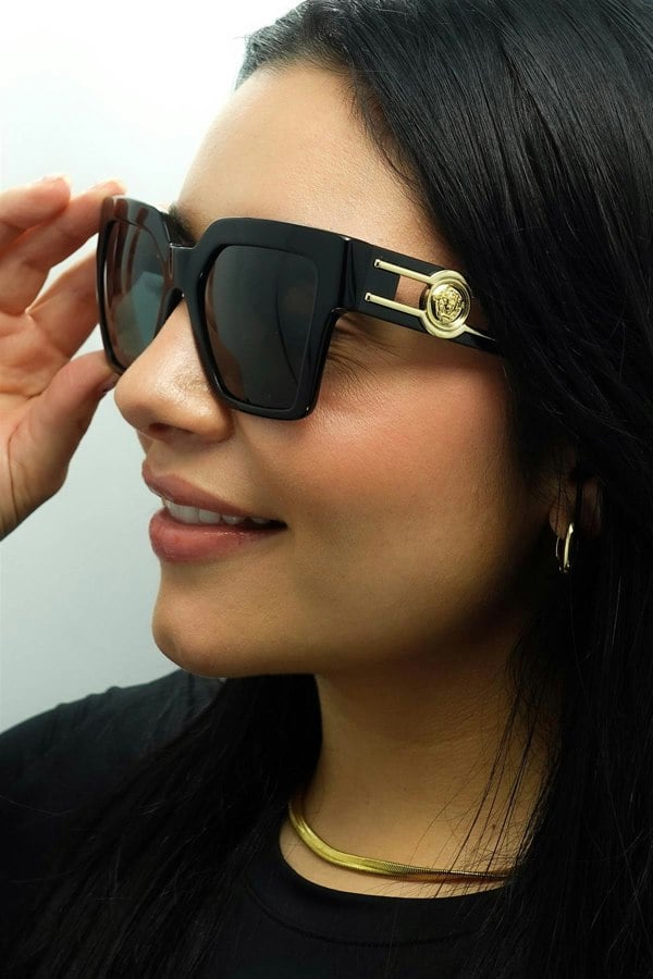 Versace Sunglasses VE4458 GB1/87 Black Dark Grey