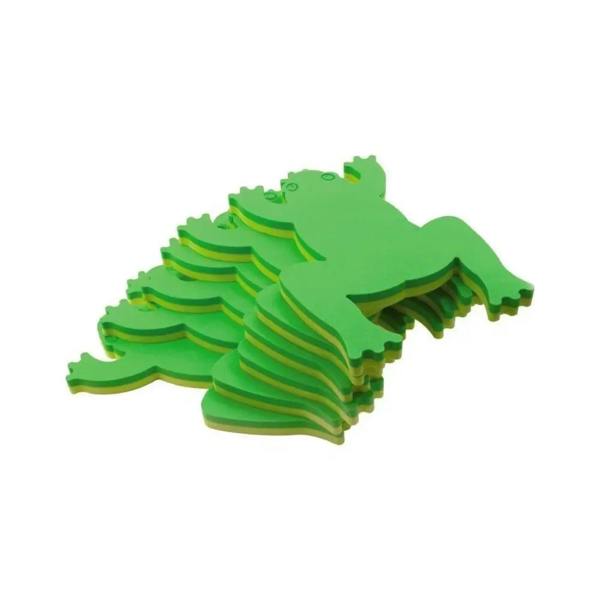 Simply Swim Frog float raft with green dragon foam puzzle pieces for kids