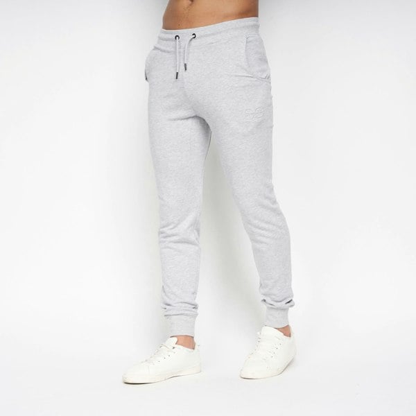 Crosshatch Emmon Hoodie/Jogger Set Grey Marl