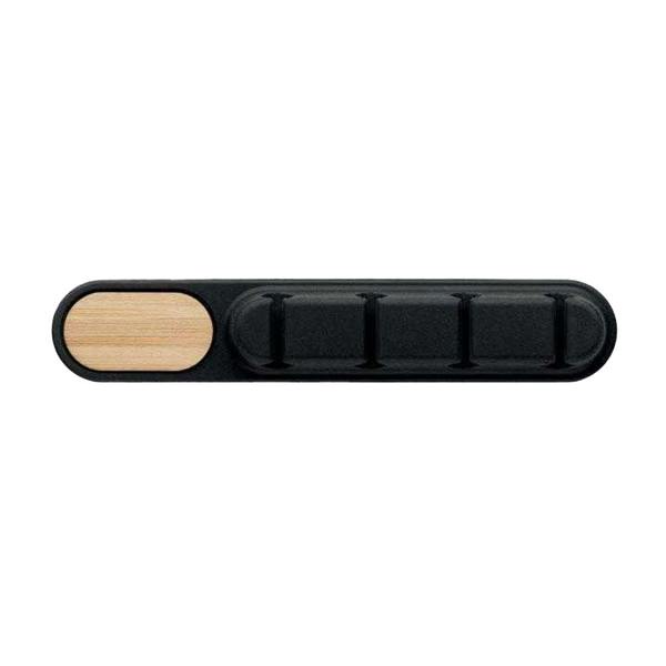 MidOcean Order Silicone Cable Organiser - Black - 