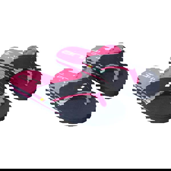 Animal Childrens/Kids Swish Contrast Recycled Flip Flops - Space Pink - 