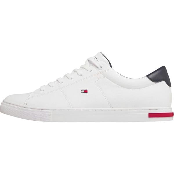 Tommy Hilfiger Mens Essential Lace Up Shoes - White - 
