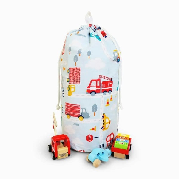 Road Trip Toy Storage Bag - Happy Linen Company