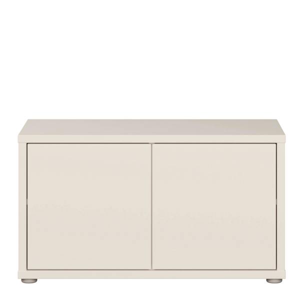 Furniture To Go Alice Springs Bench with 2 Doors Push-to-Open in Sand