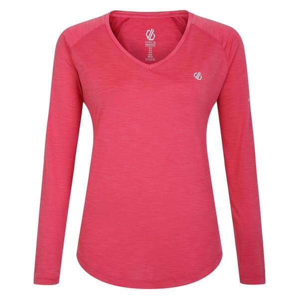 Dare 2B Womens/Ladies Discern Long Sleeve T-Shirt - Sorbet Pink - 