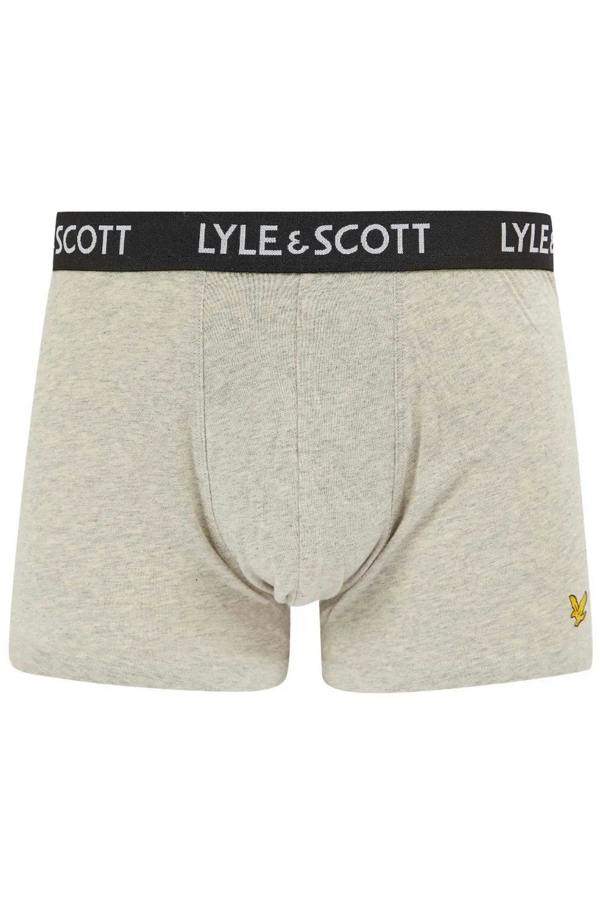 Lyle & Scott 5-Pack Miller Boxer Briefs, Black/Grey/White/Navy