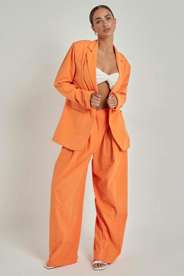 Urban Bliss Linen Wide Leg Trouser
