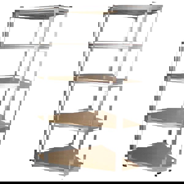 Monster Racking Galwix 90cm Racking Bundle: Corner Shelving and 2 Garage Racking Bays