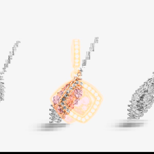 Rosa Lea 2 Square Dangle Charm AM-THB032206