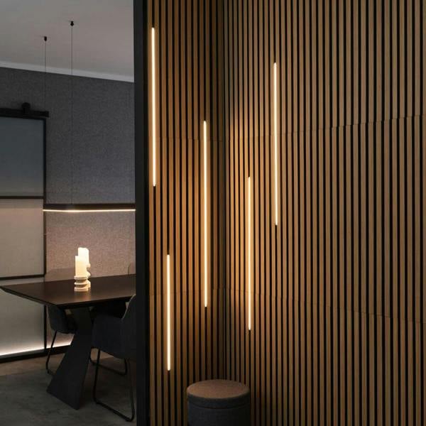 ENER-J Smart LED Strip Kit (4pc) for Soundproof Acoustic Panels, Dimmable & App/Voice Controlled
