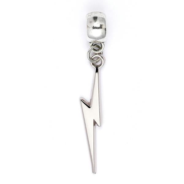 Harry Potter Lightning Bolt Slider Charm  Silver