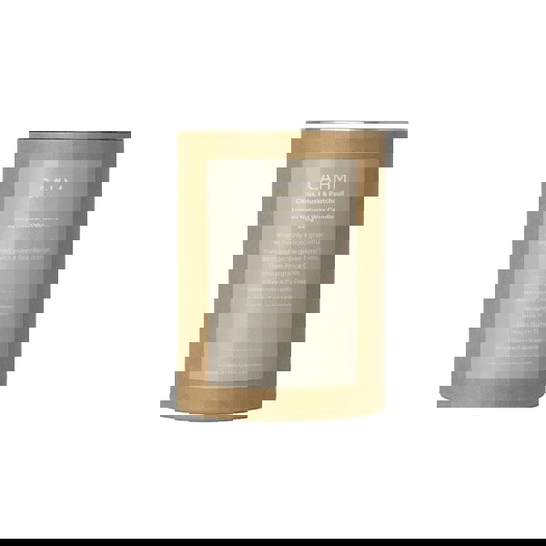 CAHM Citrus, Musk & Patchouli Candle - Amber