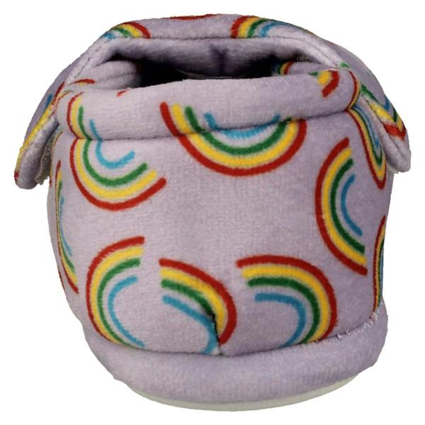 Clarks Childrens Clarks Print Detailed Slippers - Fluffy Snug T