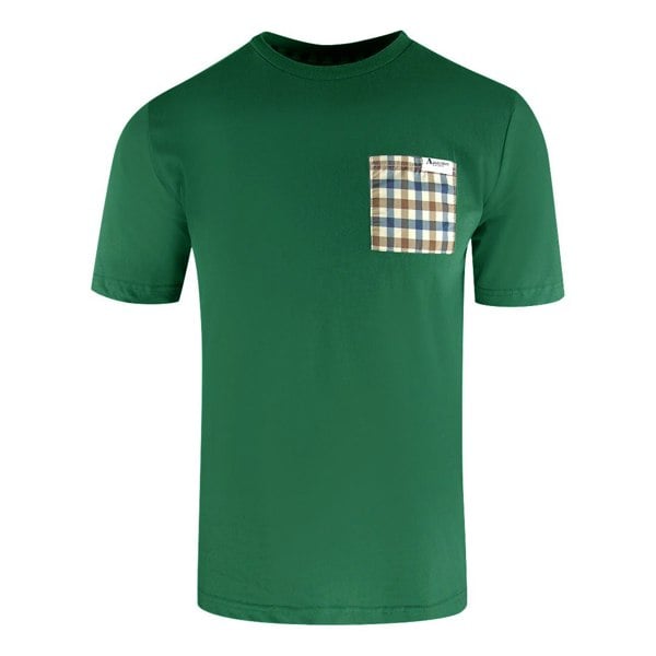 Aquascutum Active Check Pocket Hunter Green T-Shirt
