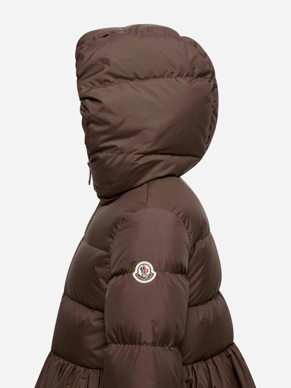 Moncler Enfant Girls Down Padded Elizaveta Jacket in Brown