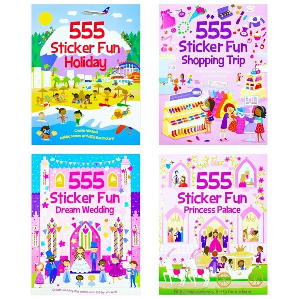 FOX EYE PUBLISHING Sticker Dress Up Activity 4 Book Collection Set: My Day Out