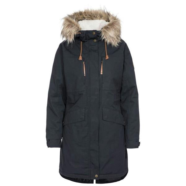 Trespass Womens/Ladies Faithful Waterproof Parka - Dark Grey - 