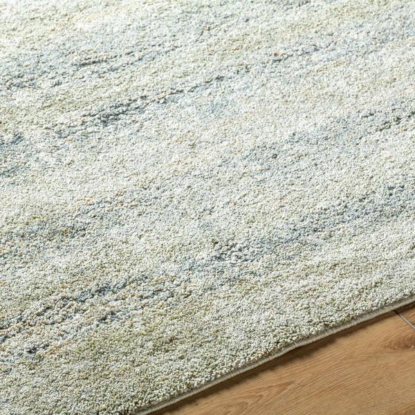 Livabliss Avellino-Abstract Green Blue Beige Modern Marble High Pile Rug