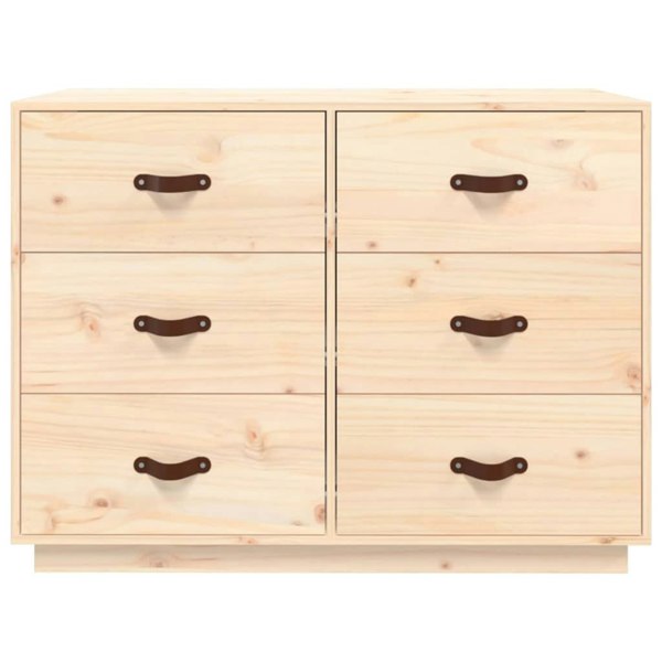 Berkfield Sideboard 100x40x75 cm Solid Wood Pine