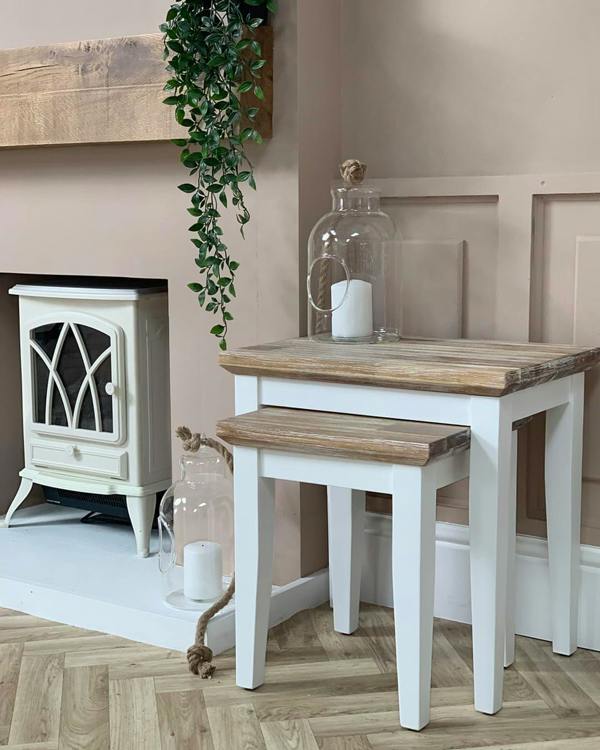 Florence Nest of Tables 2 Side Lamp Tables