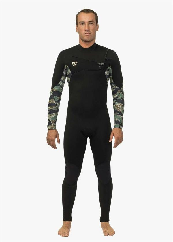 VIssla 7 Seas Comp 4-3 Chest Zip Full Suit - Camo