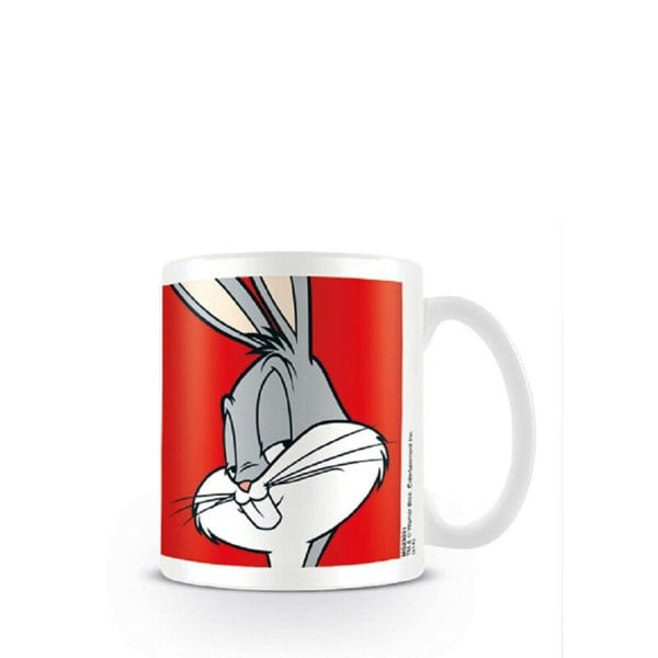 Looney Tunes Bugs Bunny Mug - White/Red/Grey