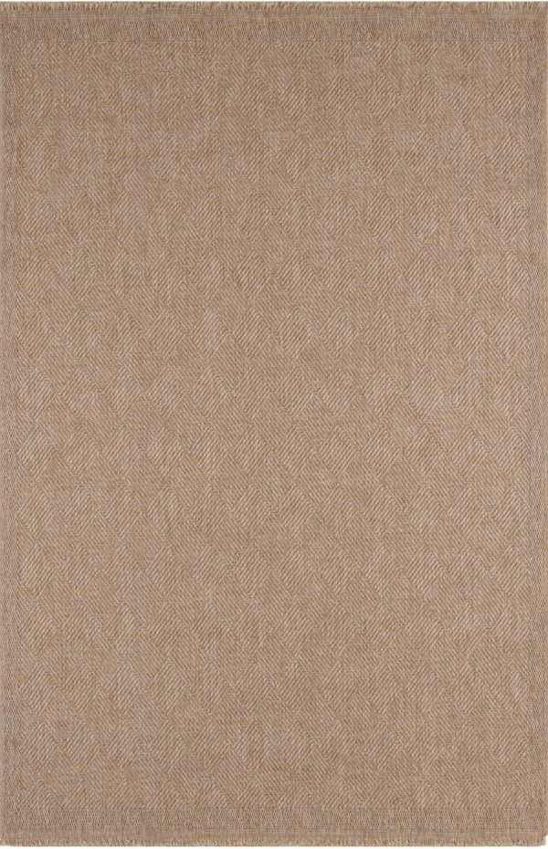 Nature Outdoor beige rug is resistant to moisture and UV protected