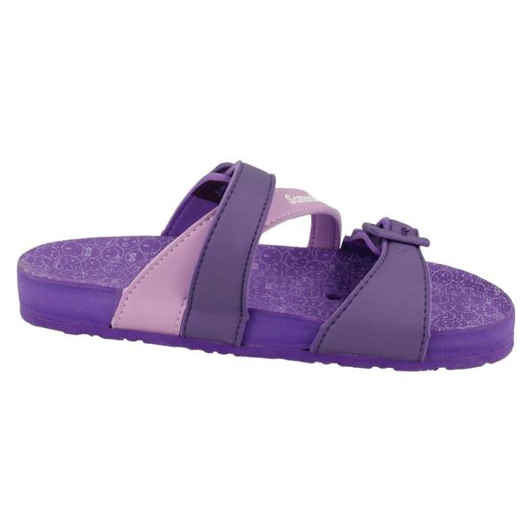 Spot On Girls Samoa Flat Buckle Mule Sandal