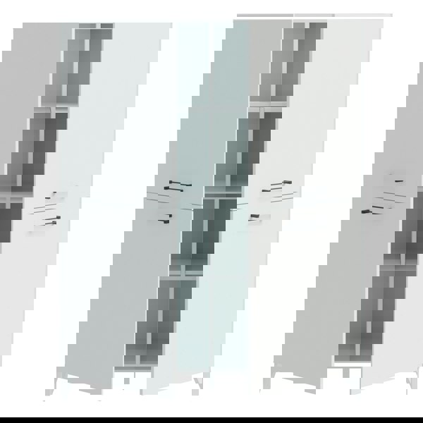 Furniture To Go Sali 4 Door Highboard in Light Grey