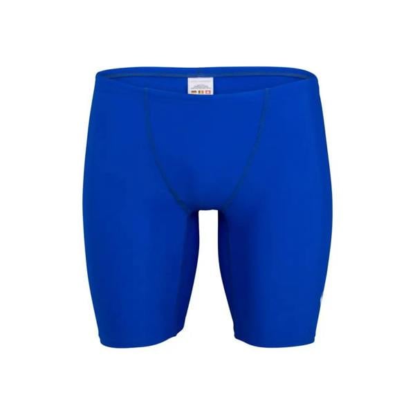 Royal blue Aquafeel sporty swim jammer with ribbed spandex waistband
