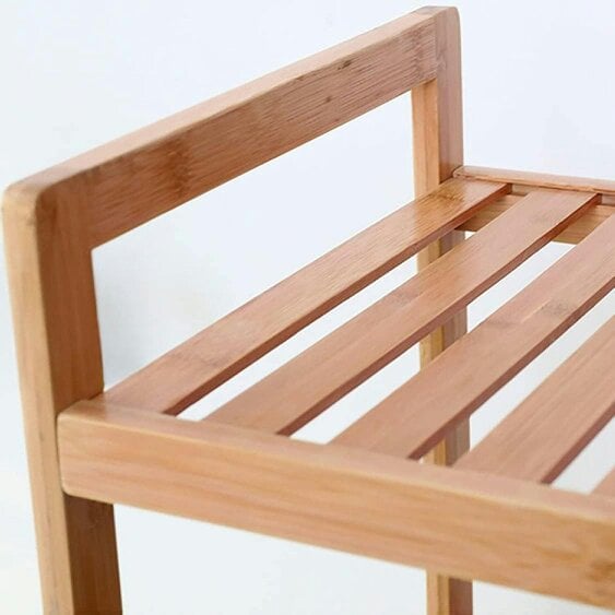 Neo Direct Neo Bamboo Tilt Out Laundry Hamper with 2 Tier Shelves