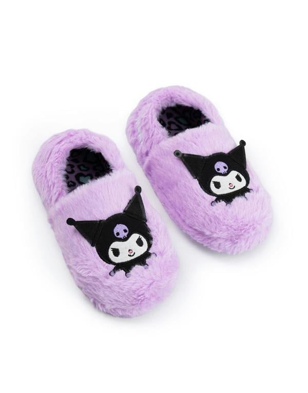 Hello Kitty Girls Purple Kuromi Slip On Loafer Slippers