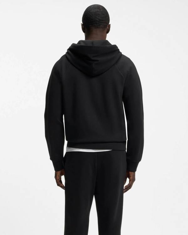 BOSS Green Saggy Mens Zip Hoodie - Black 001 | CHO | Designer Mens Zip Up Hoodies