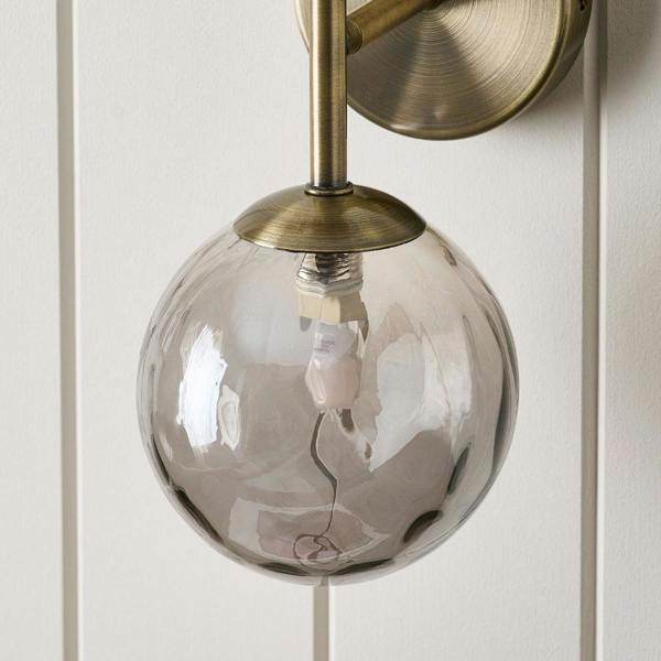 Pagazzi Lighting Tamara 2-Light Antique Brass Wall Light