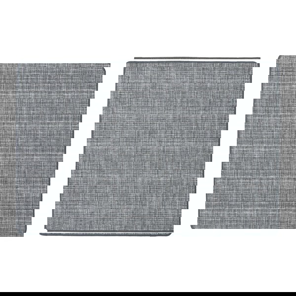JVL Elegance Machine Washable Indoor Mat, 50x75cm, Grey