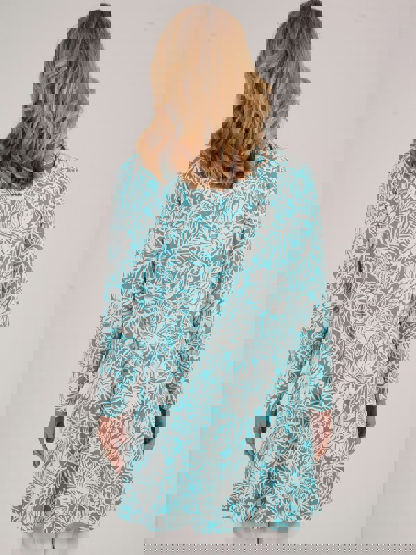 TIGI-Wear Tropical Palm Print Tunic