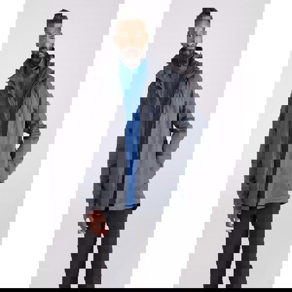 Mountain Warehouse Mens Bracken Extreme 3 in 1 Waterproof Jacket - Alloy Grey