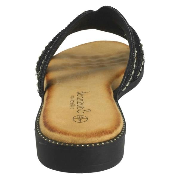 Savannah Ladies Savannah Flat Mule Sandals F00472