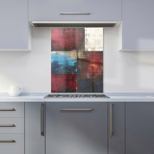 Warren Reed - Designer Rustic Harmony In Bold Colours Kitchen Splashback