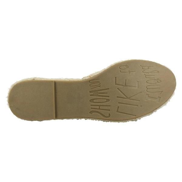 Spot On Ladies Spot On Flower Embellishment Espadrille Mules