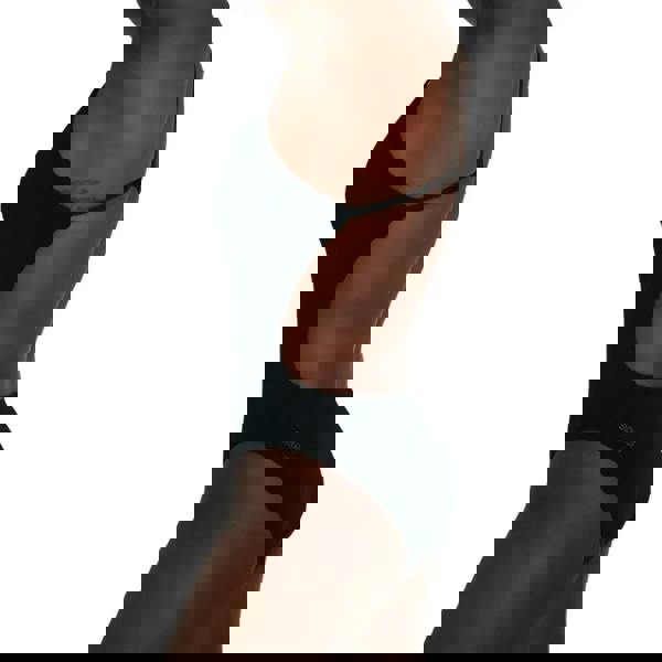 Black Speedo ECO Endurance+ Thinstrap Swimsuit with cutout