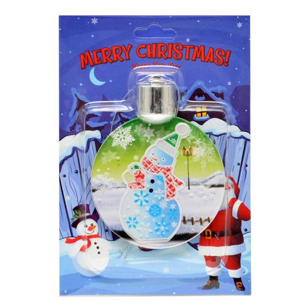 9cm 3D Snowman LED Christmas Tree Hanging Decoration Ornament, Acrylic, Battery Included image 3