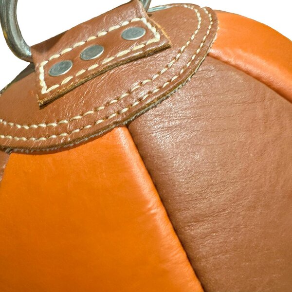 Tuf Wear Classic Brown Leather Top to Bottom Ball (Floor to Ceiling Ball)