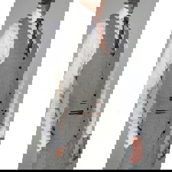 Paul Andrew Ralph - Men's Cream Tweed Waistcoat