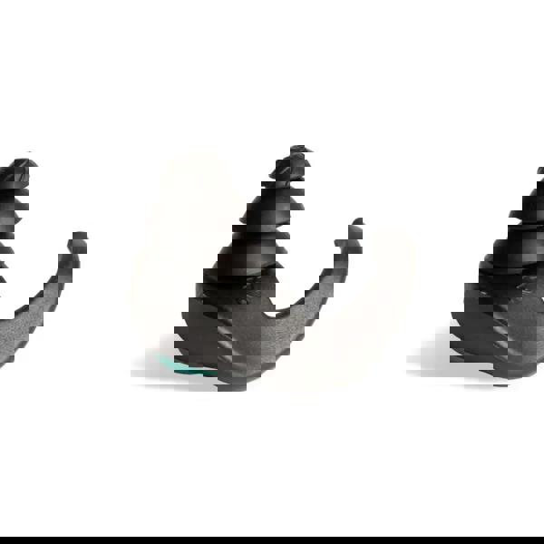 Black Arena Junior 3-ring form swim earplugs with hook for easy carry