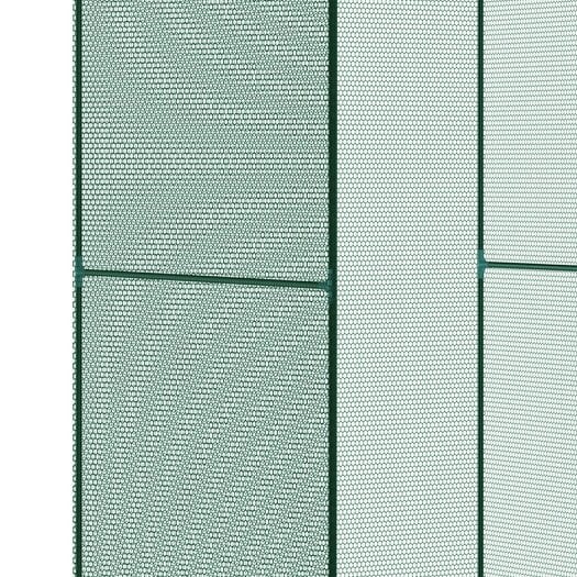Bobobiy 120 x 120cm Compact Plant Cage, with Netting - Green