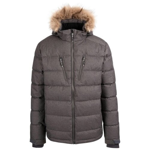 Trespass Mens Pagleshaw TP75 Waterproof Parka - Grey Marl