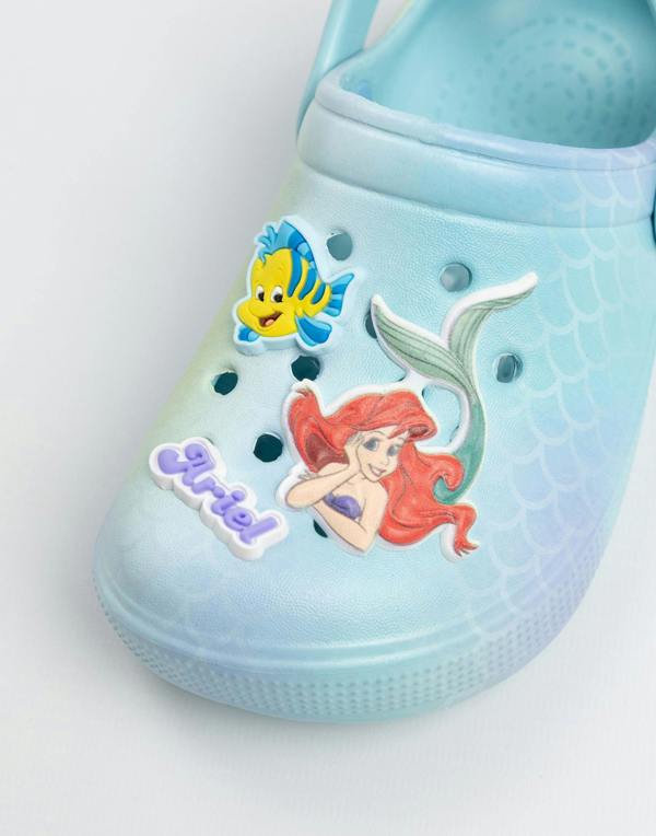 Disney The Little Mermaid Girls Blue Ariel Clogs